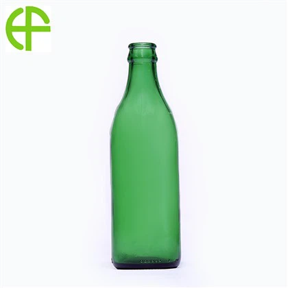 Botella de agua con forma de gota de color verde esmeralda de 350 ml